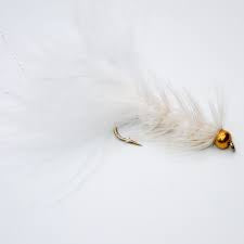 White wooly bugger